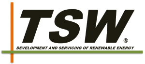 Logo de TSW energía renovable
